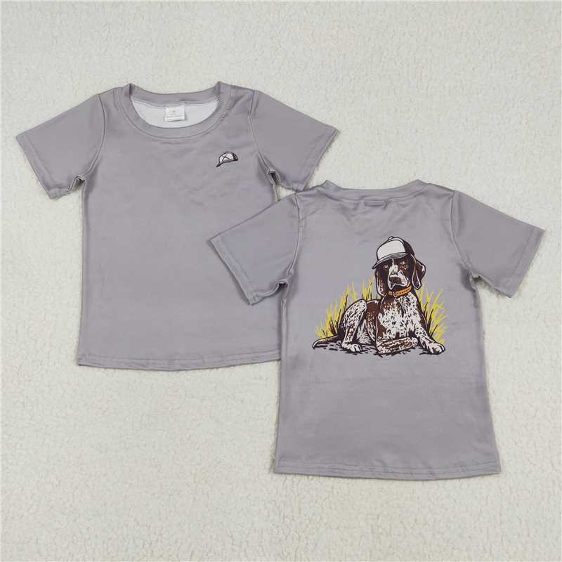 RTS NO MOQ HOT SELL baby boys clothes puppy short sleeve Camouflage shorts set