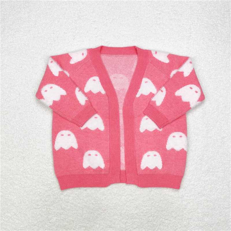 RTS NO MOQ Sibling baby girl clothes Halloween sweater coat sweater series