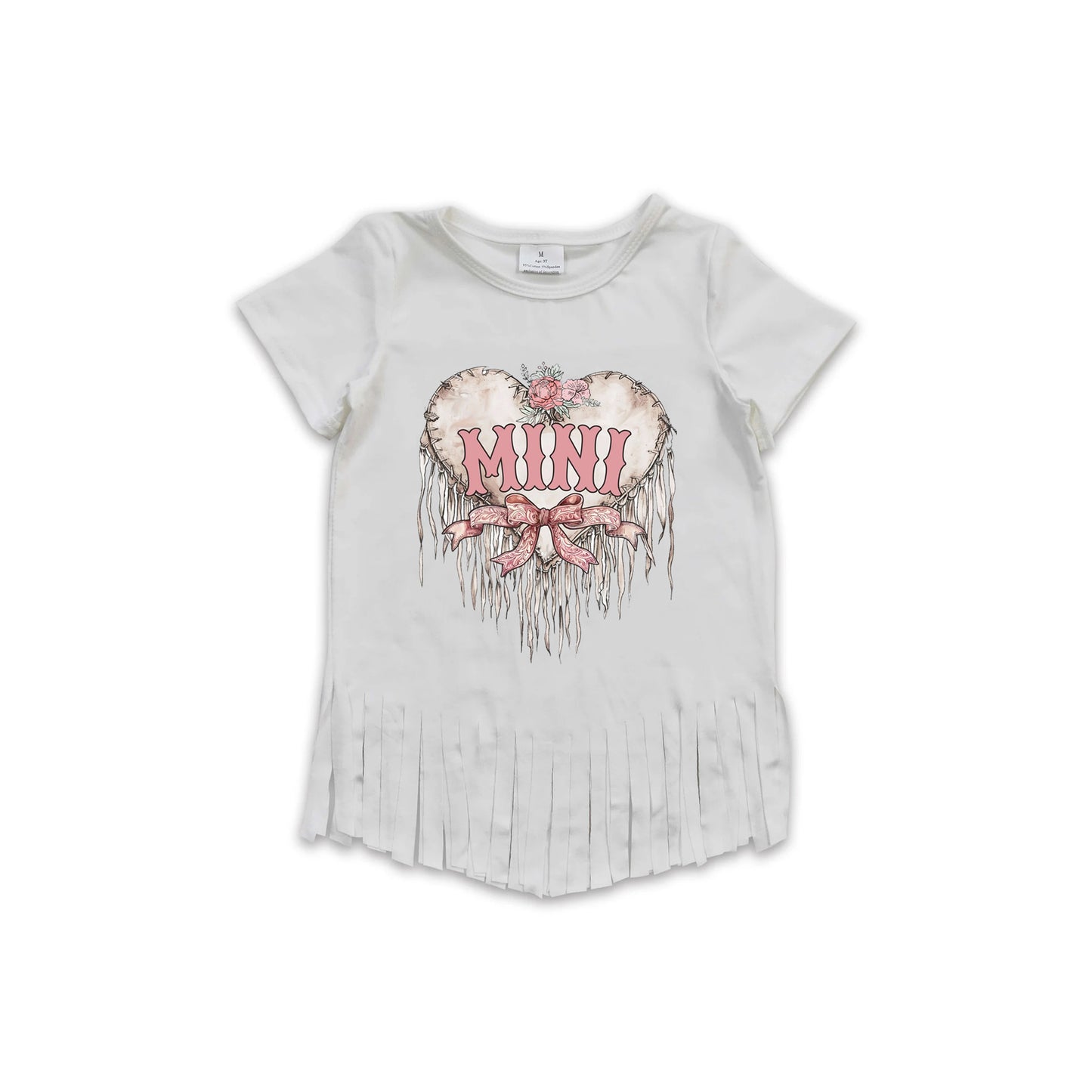 7.27 custom each style moq 5 eta 4-6week baby girls clothes mini bow short sleeve top