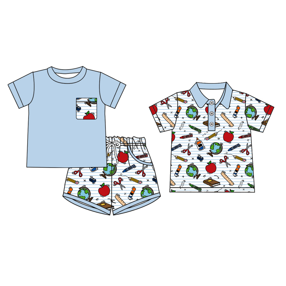26.1.22 custom each style moq 5 eta 6-8 week Sibling Sister baby boy short sleeve shorts sets and top match family design