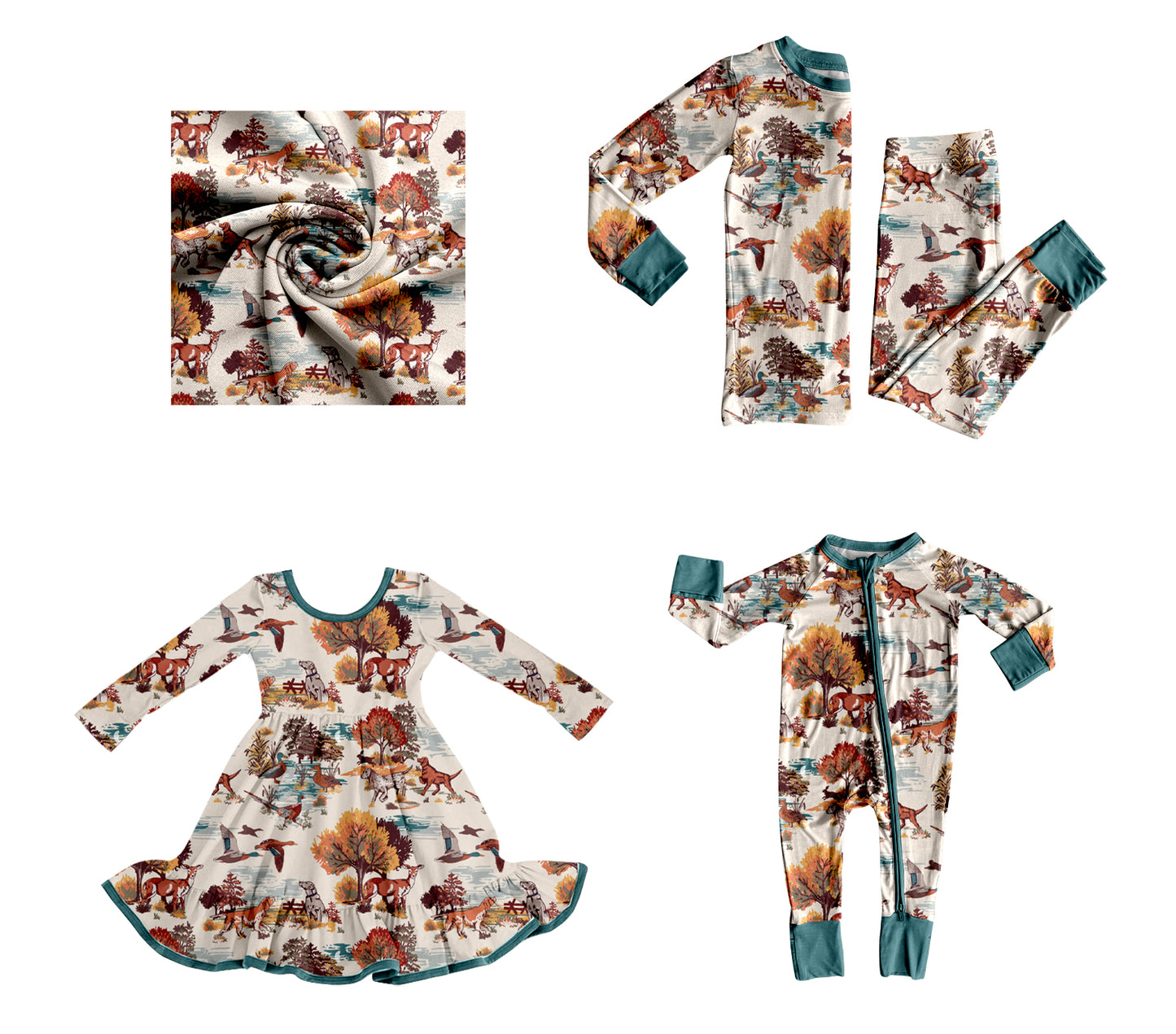 25.9.24 custom each style moq 8 eta 6-8week Sibling Sisters horse baby girl long sleeve pants sets and dress and rompers match family design