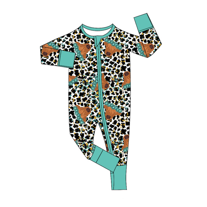 10.22 custom each style moq 5eta 4-6week Sibling alpine blue and green baby girls sets and rompers match family design