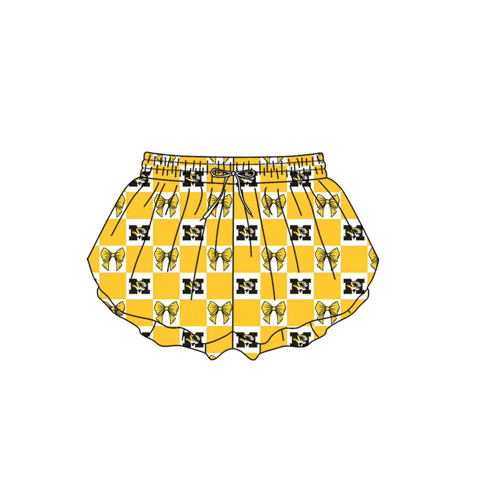 Custom moq 3 or 5 mix size milk silk summer teams baby girl clothes yellow sleeveless skirts sets 3 and dresss and shorts-26.1.19