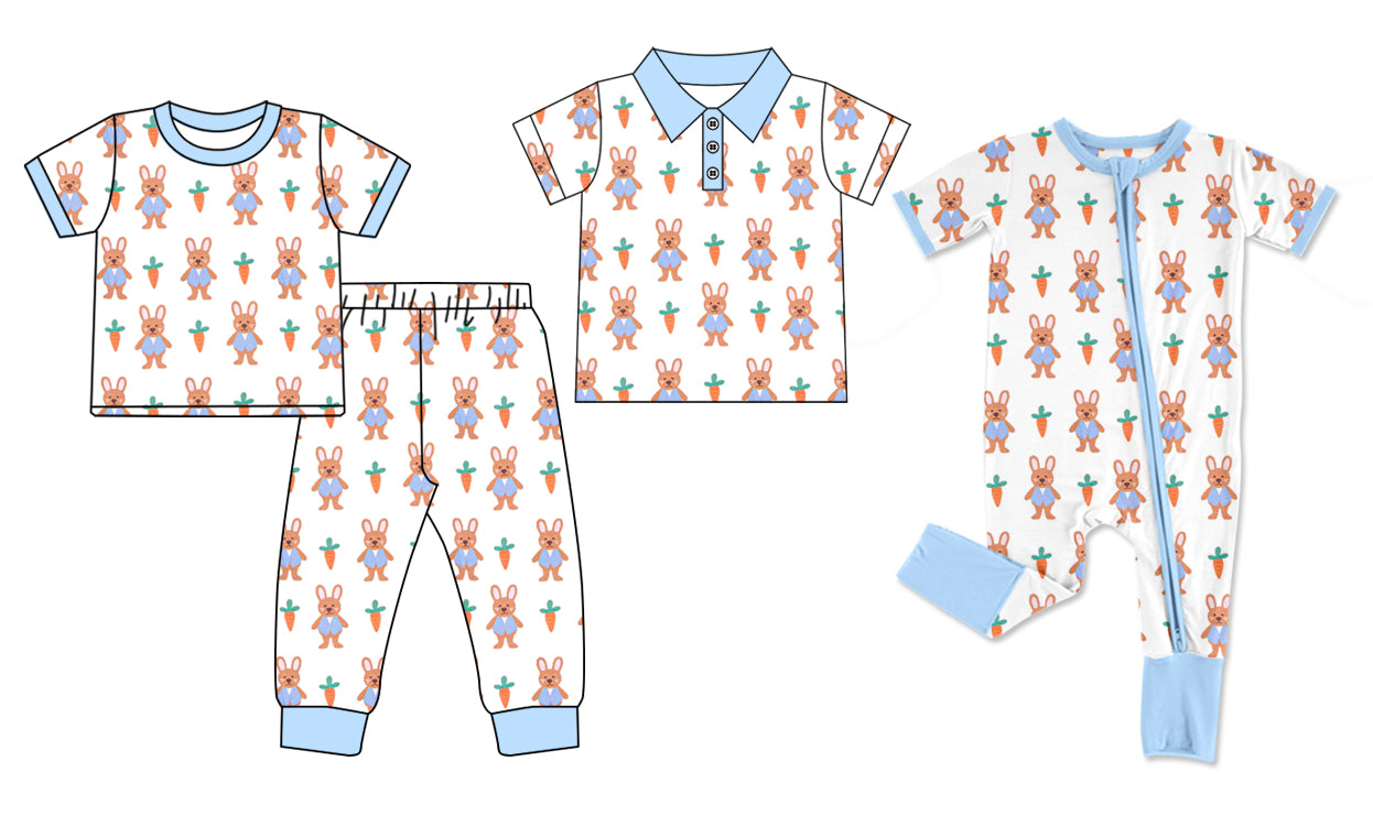 25.10.23 custom each style moq 5 eta 6-8week Sibling Sisters easter baby boy short sleeve pants sets and rompers and top match family design