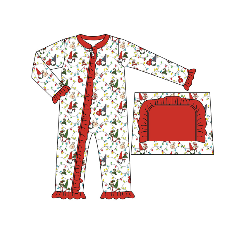 7.18 custom each style moq 5eta 4-6week Sibling Sister Christmas red baby girls sets and rompers match family design