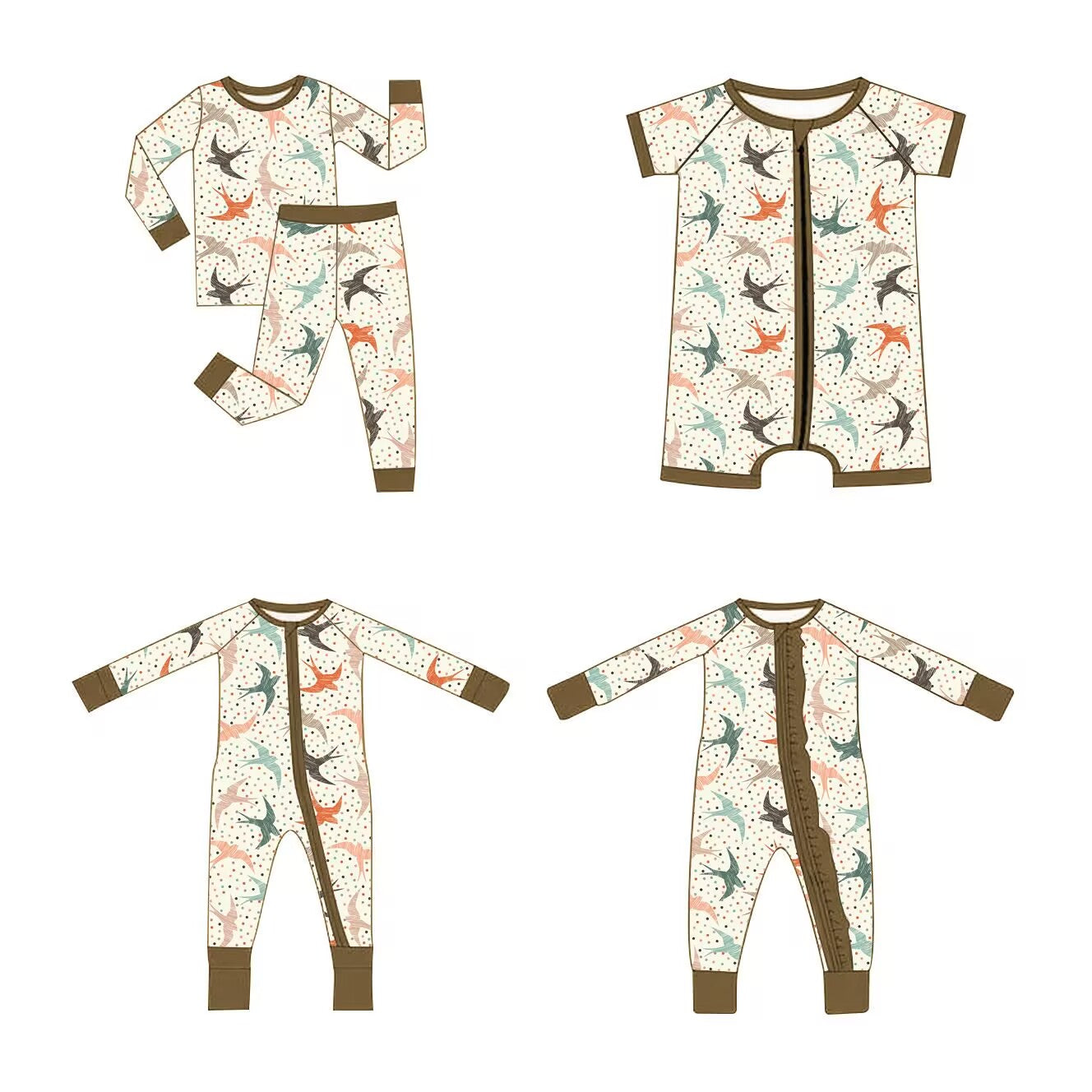 Custom moq 5 each style eta 6-7weeks baby boy clothes long sleeve pants set and rompers 3-25.8.29