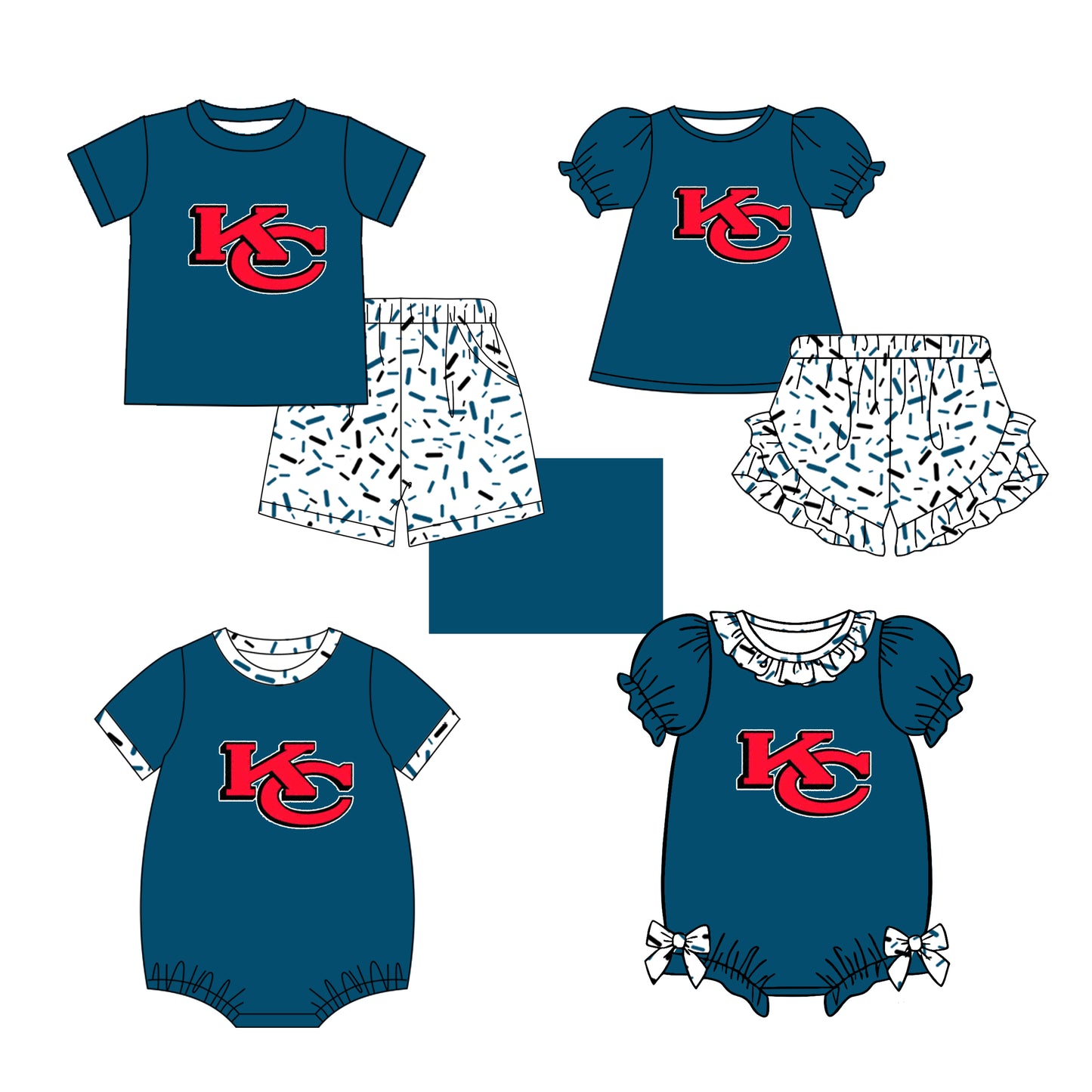 Custom moq 5 mix size milk silk summer teams baby girl boys clothes short sleeve shorts sets and rompers series