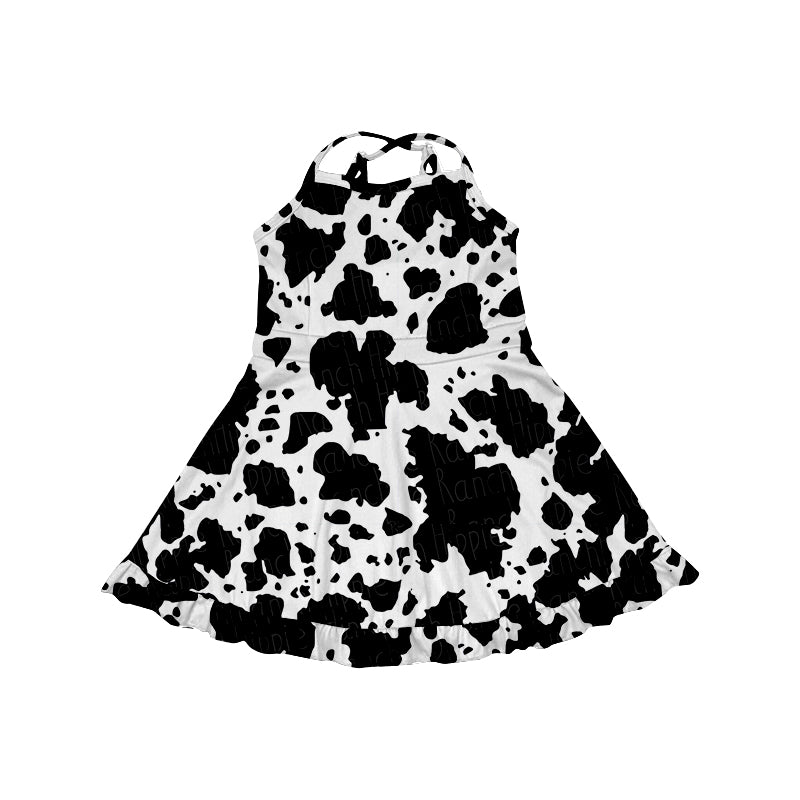 7.3 custom each style moq 5eta 4-6week cow pattern Yoga Clothes baby girls clothes swimsuit