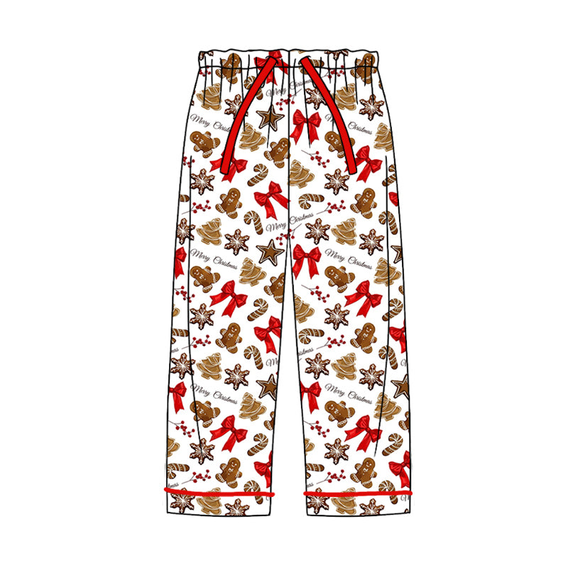 9.13 custom each style moq 5eta 4-6week adult clothes Christmas long pants adult man pants