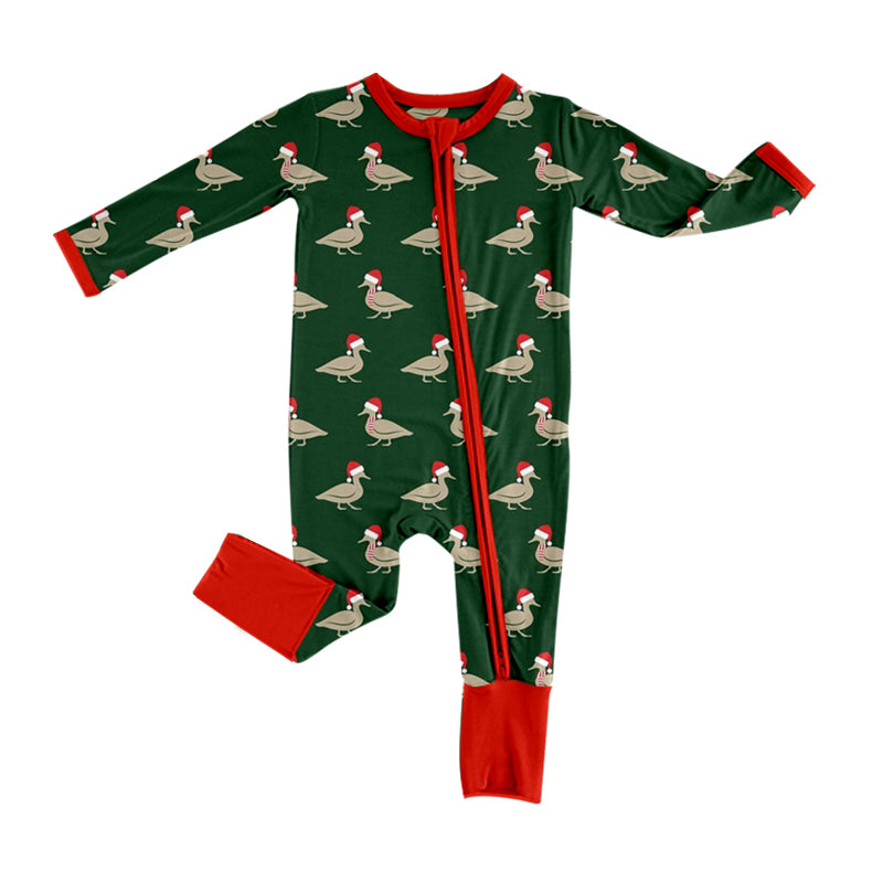 8.28 custom each style moq 5eta 4-6week Sibling Sister ducks green baby boys sets and rompers match family design