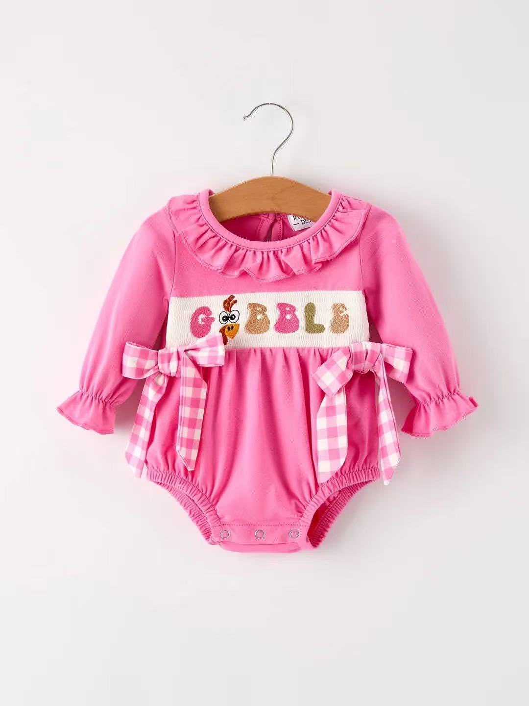 Custom moq 5 each style eta 6-7weeks baby girl clothes long sleeve dress and rompers-25.7.26