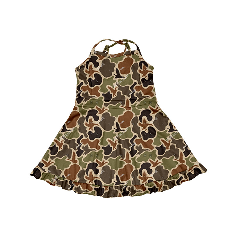 7.3 custom each style moq 5eta 4-6week camouflage Yoga Clothes baby girls clothes swimsuit