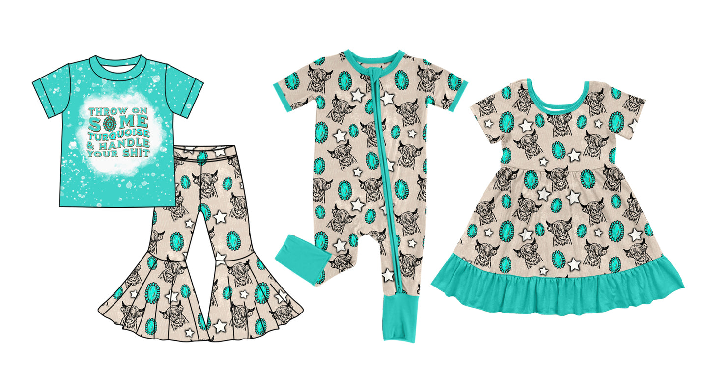 25.5.22 custom each style moq 5eta 4-6week Sibling Sisters baby girl short sleeve pants sets and dress and rompers match family design