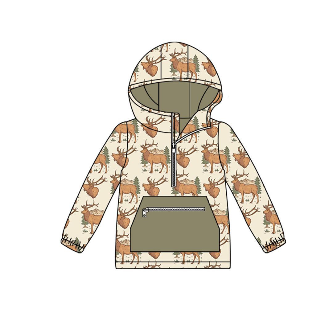 25.9.1 custom each style moq 5eta 4-6week Sibling Sisters deer baby boy long sleeve pants sets and top match family design