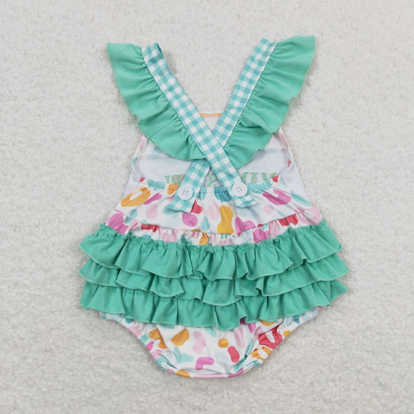 Baby Girl clothes embroidery MAMA GIRL Shirt Shorts Summer Rompers Outfits Romper Clothes Sets