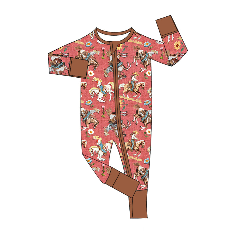 8.14 custom each style moq 5eta 4-6week Sibling Sister riding horse baby girl sets and dress and rompers match family design