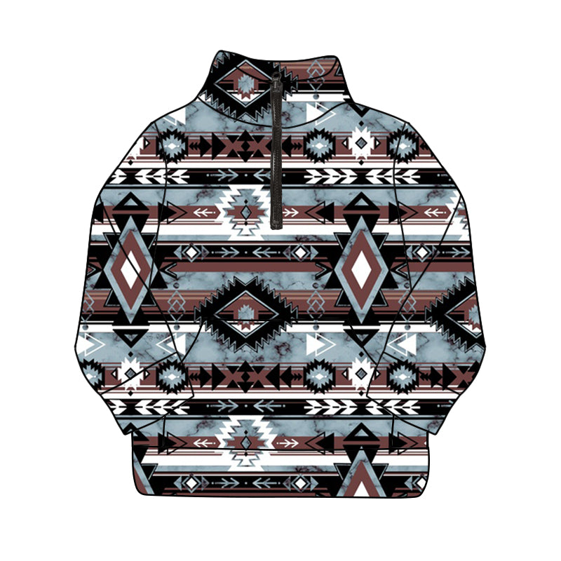 10.18 custom each style moq 5 eta 4-6week baby boys clothes geometrioc long sleeve top