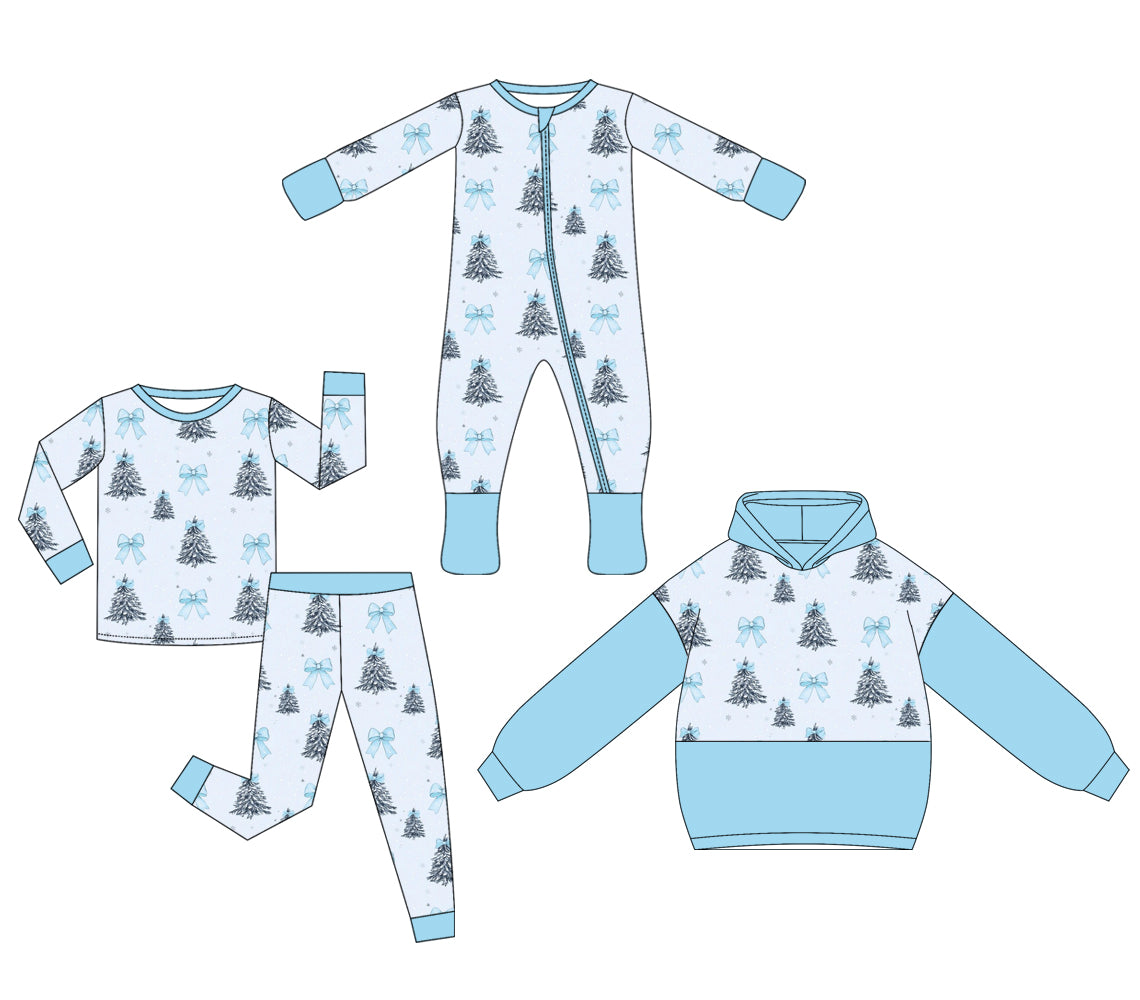 25.5.10 custom each style moq 5eta 4-6week Sibling Sisters Christmas bow baby boy long sleeve pants sets and rompers and tops match family design