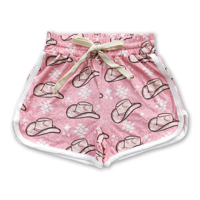 RTS NO MOQ Sibling Baby Girls Western Rodeo Sports Summer Shorts