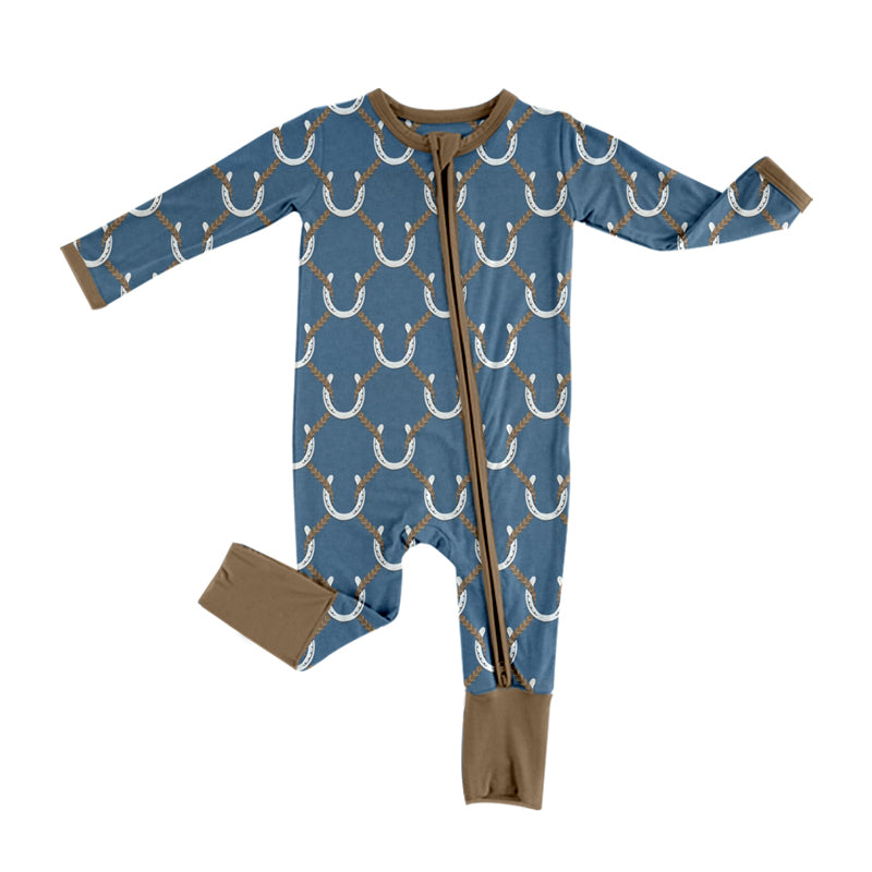 9.23 custom each style moq 5eta 4-6week Sibling Sister blue baby boys sets and rompers match family design