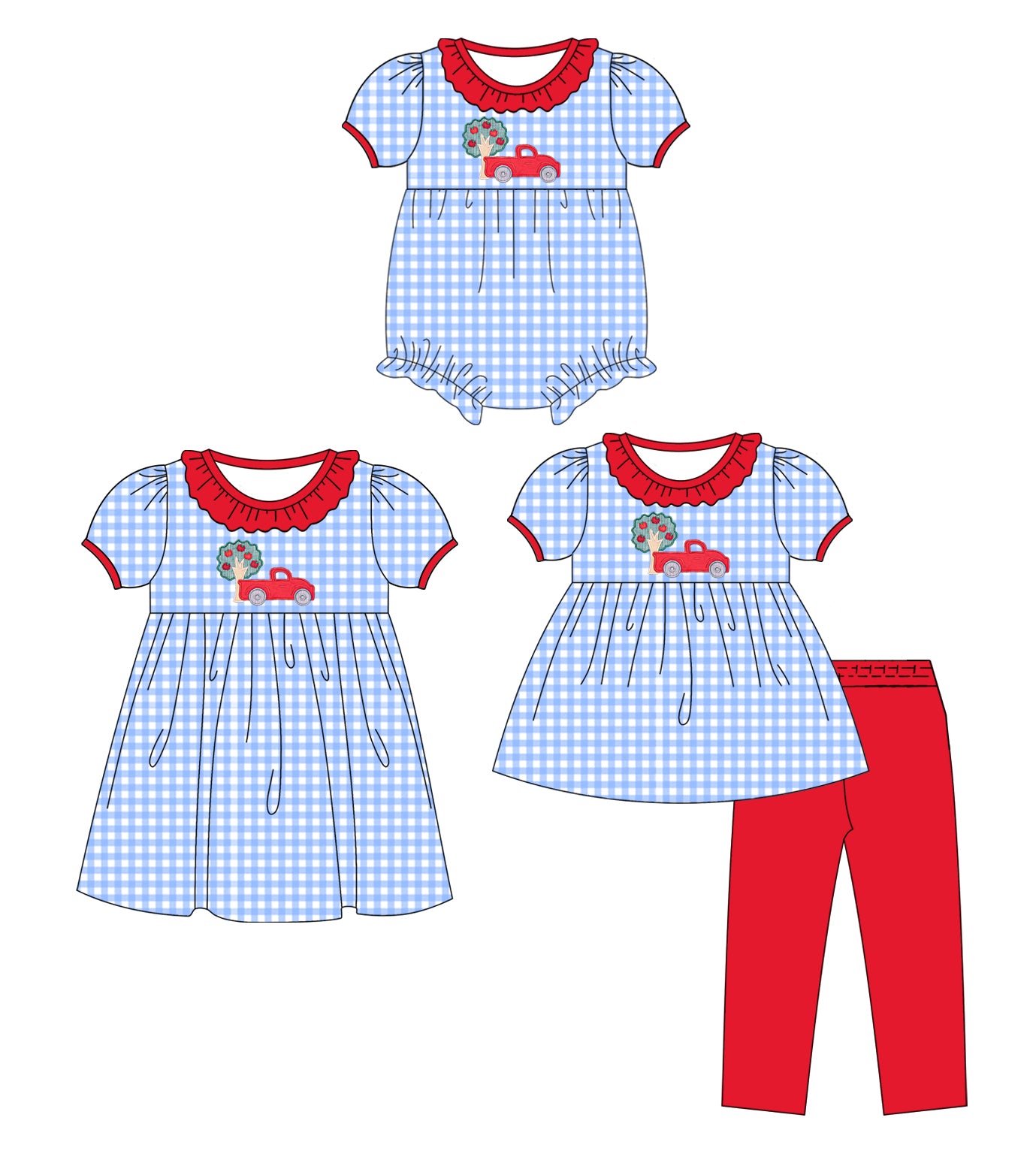 25.11.14 custom each style moq 5 eta 6-8week Sibling Sisters baby girl short sleeve pants sets and dress and rompers match family design