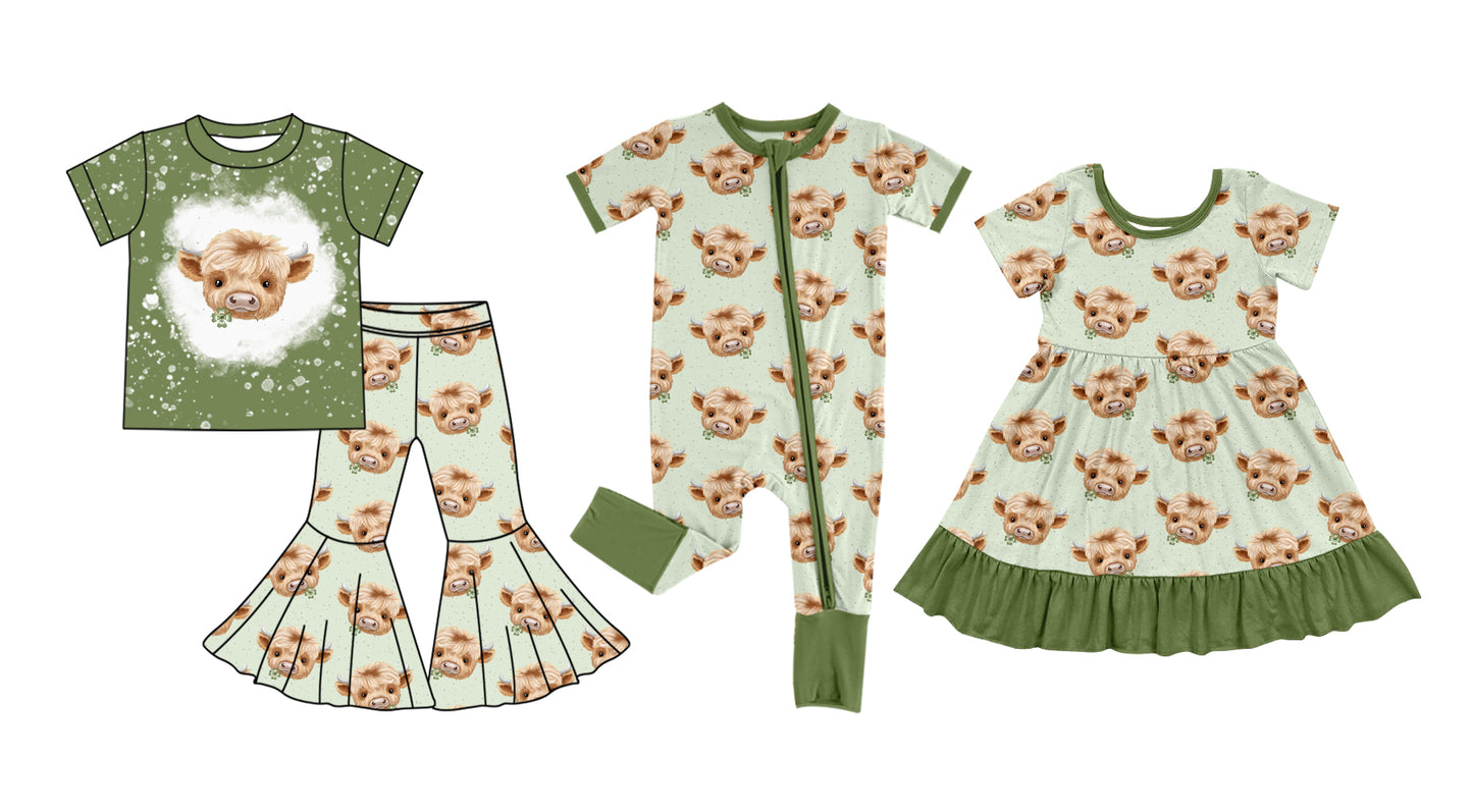 12.7 custom each style moq 5eta 4-6week Sibling Sister alpine baby girl sets and dress and rompers match family design