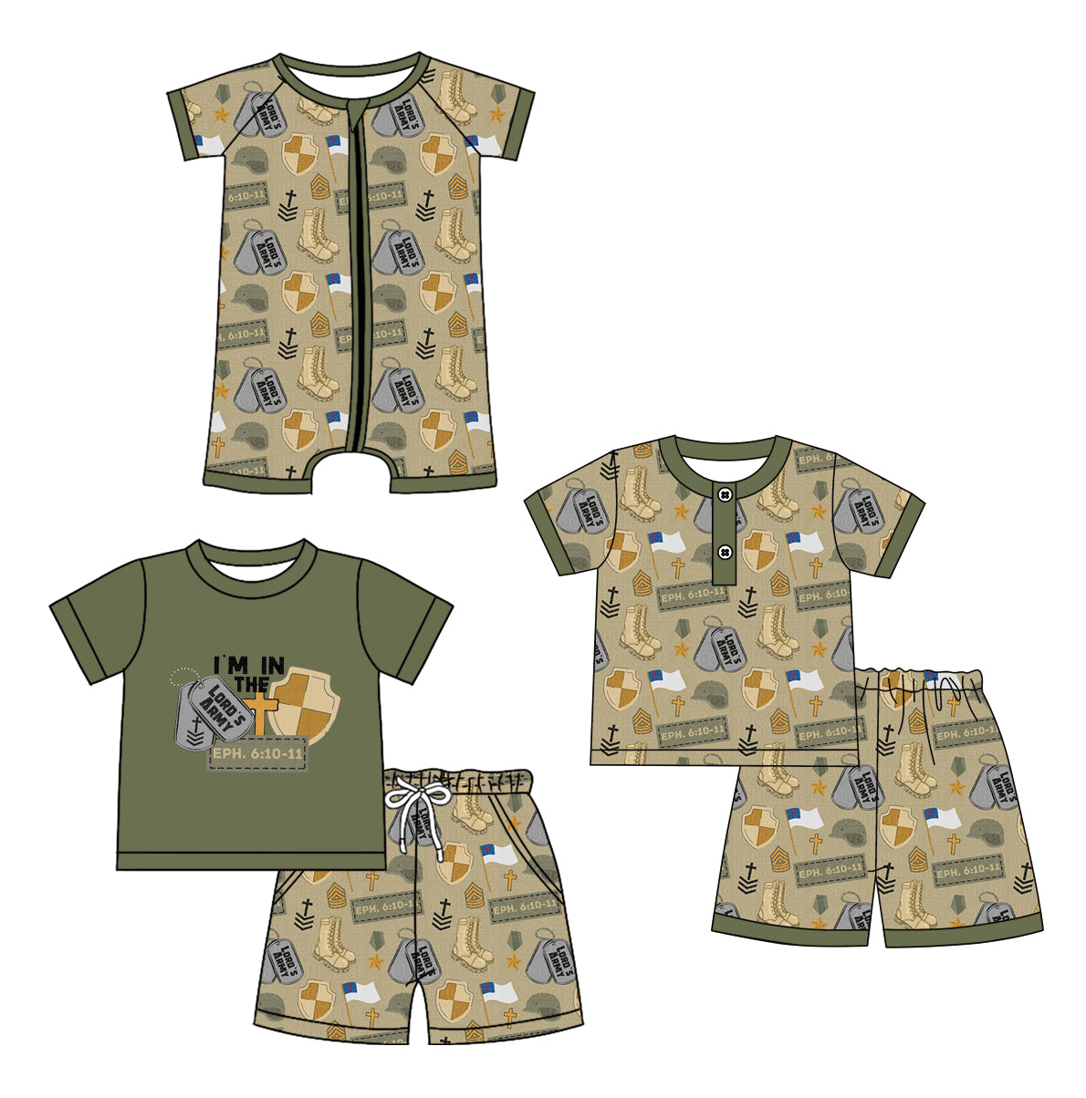 12.20 custom each style moq 5eta 4-6week Sibling Sister baby boy short sleeve shorts set 1 and sets 2 and boy romper match design