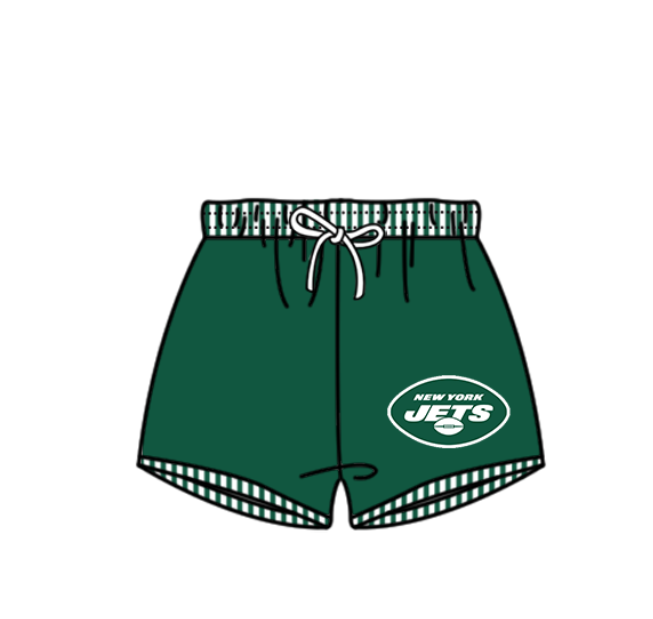Custom moq 5 mix size milk silk summer teams baby girl boys clothes Green Two-Piece Swimsuit Set One Piece Swimsuits boy swim trunks
