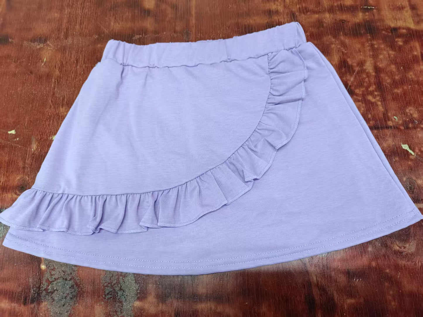 Custom moq 3 eta 6-7weeks baby kids clothes girls cotton lace purple skirt-25.5.10
