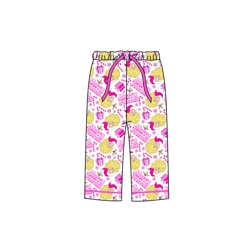 5.25 custom each style moq 5eta 4-5week baby clothes Christmas rose red adult pants adult men