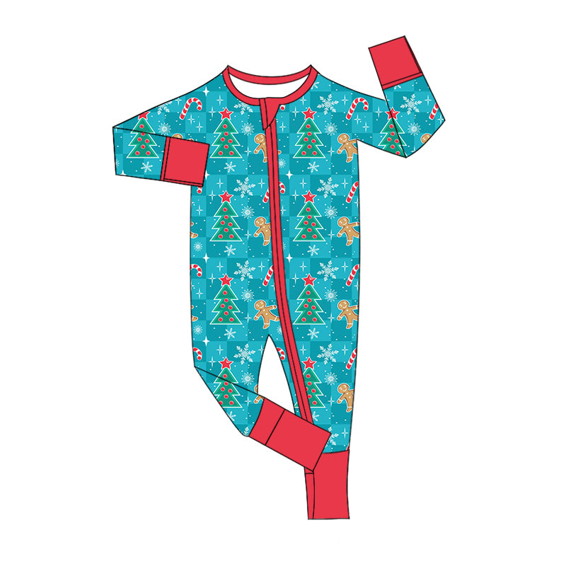 7.25 custom each style moq 5eta 4-6week Sibling Sister Christmas blue baby boys sets and rompers match family design