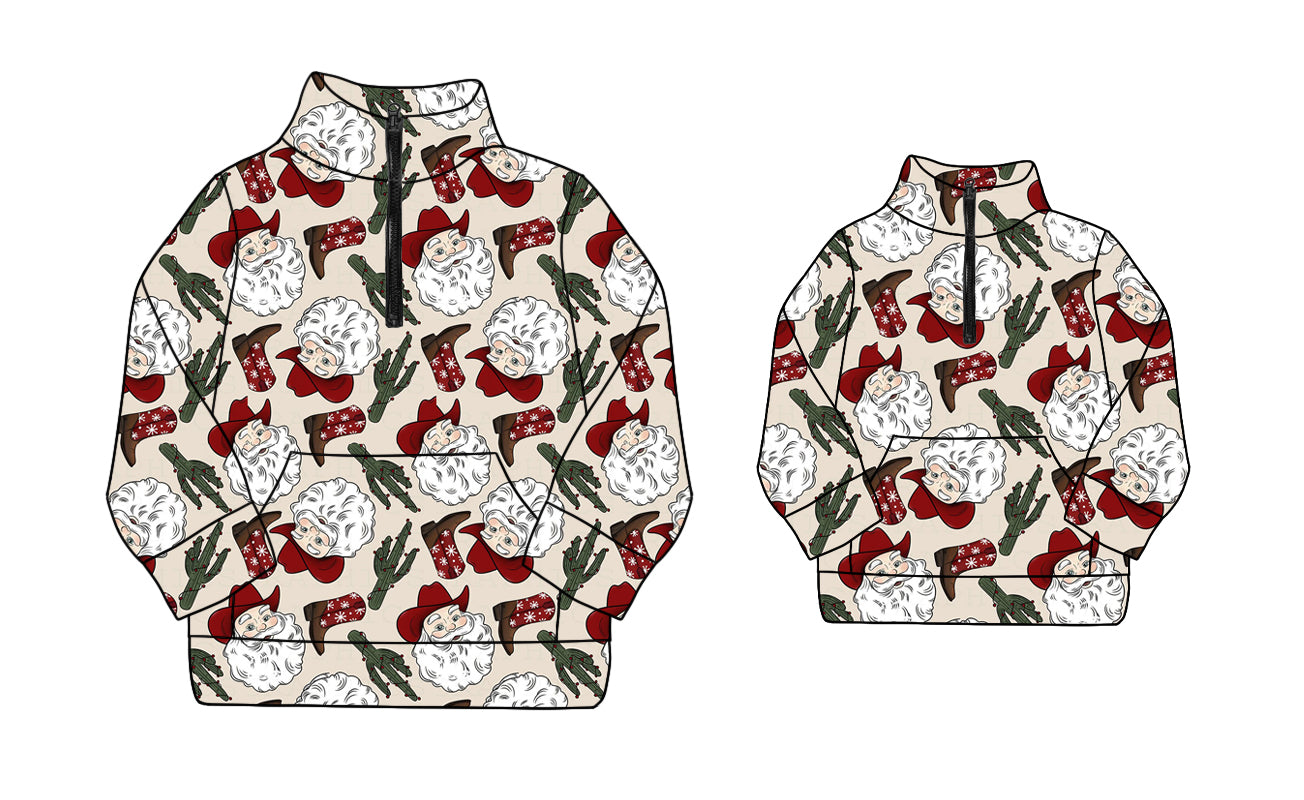 25.8.21 custom each style moq 5eta 4-6week Sibling Sister Christmas boots baby boy long sleeve top and adult top match design