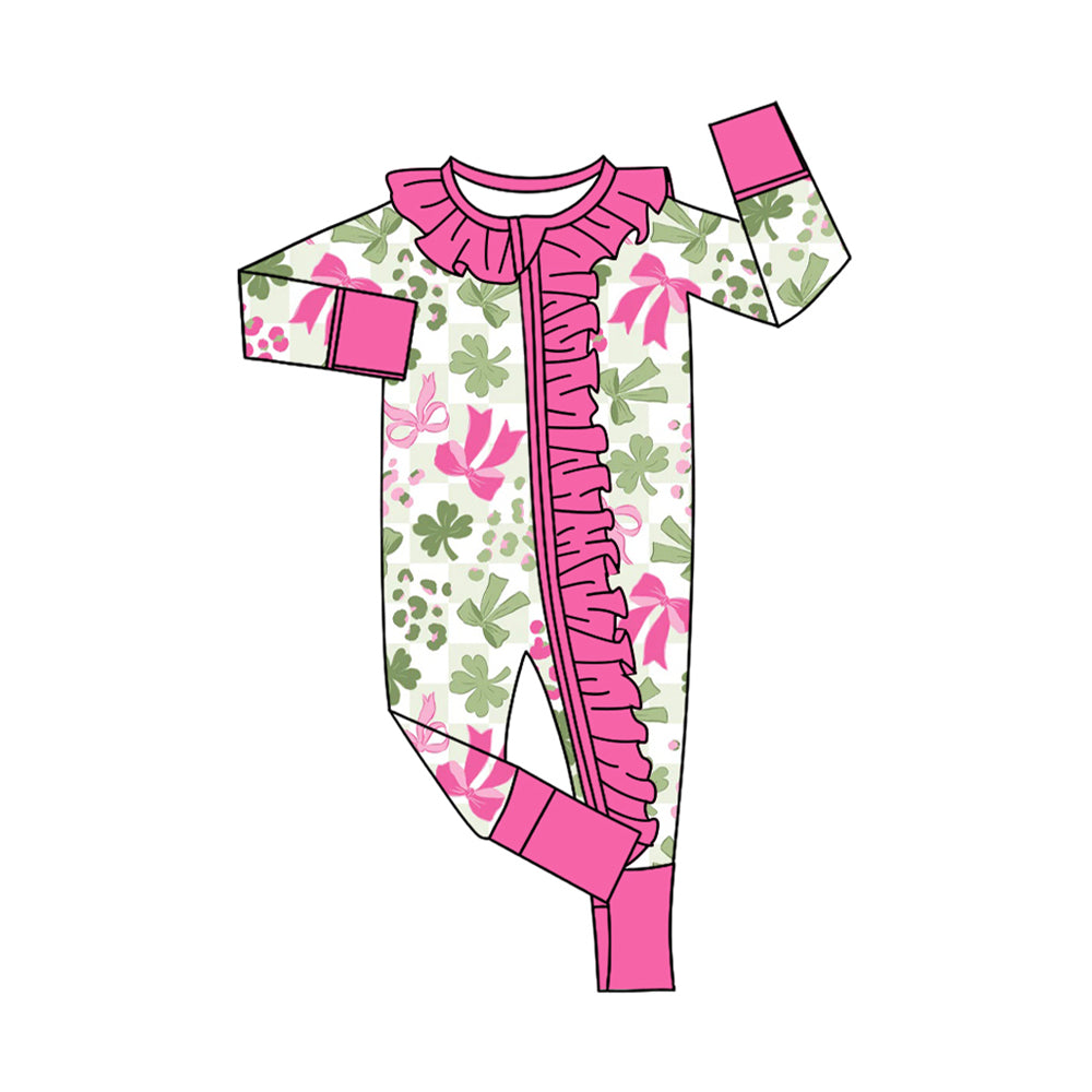 25.9.3 custom each style moq 5eta 4-6week Sibling Sisters bow baby girl clothes long sleeve pants sets and romper match family design