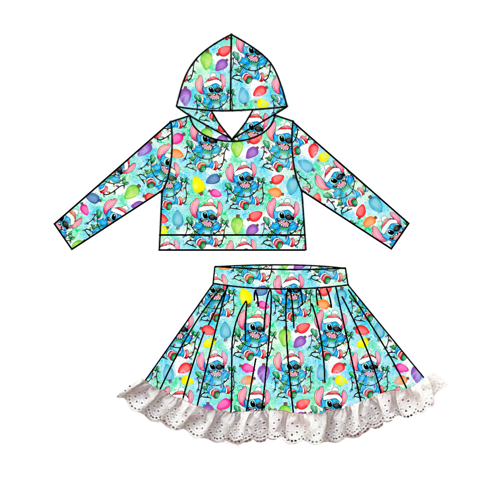 6.28 custom each style moq 5eta 4-6week baby girls clothes stitch hooded long sleeve girls dress