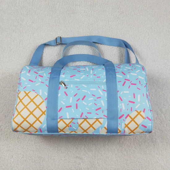 Best Sell RTS Baby Blue Teams Duffle Gym Bags Sport Club Customizable Team Bag for Men And Women