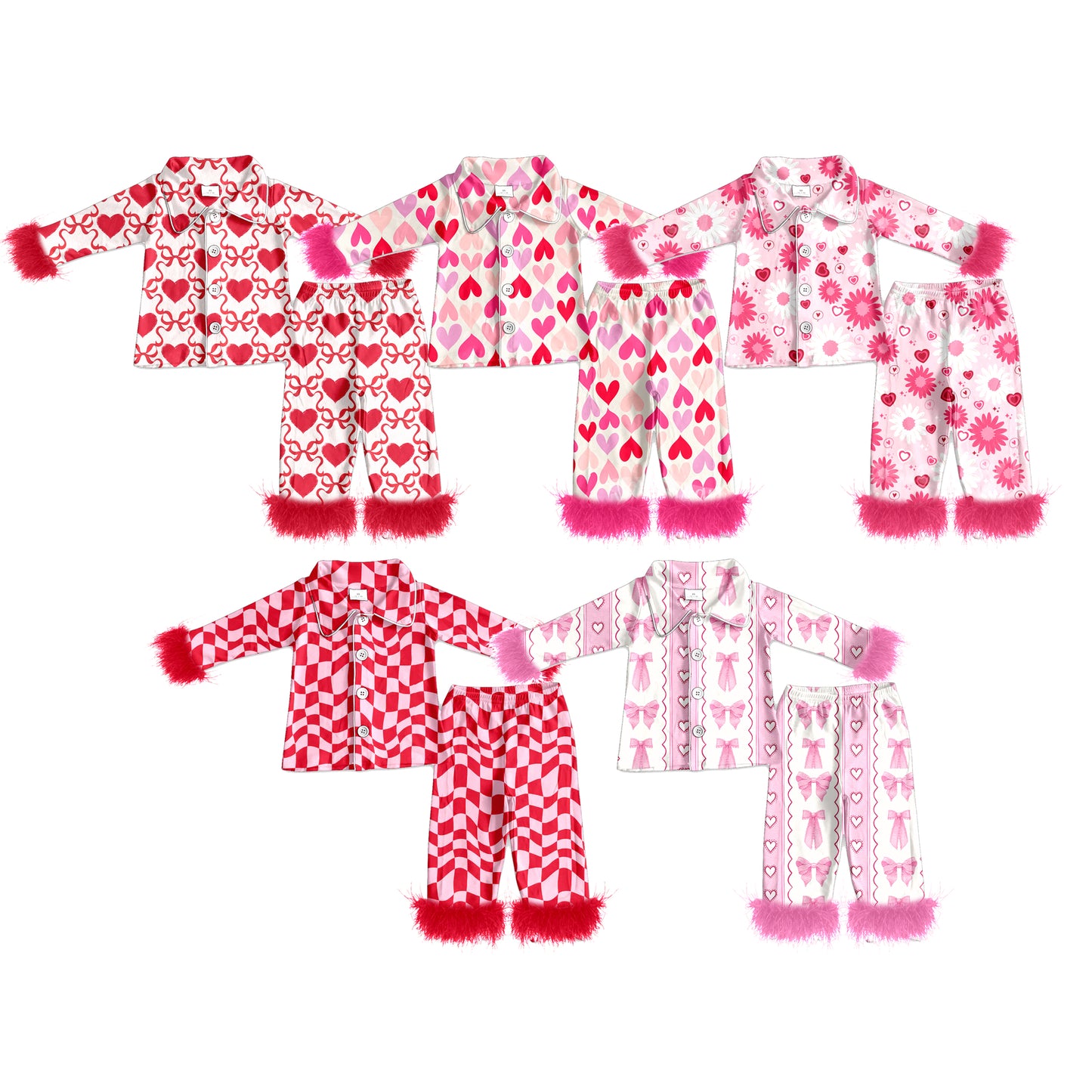 25.11.25 custom each style moq 5 eta 6-8week Sibling Sisters plush baby girl clothes long sleeve pants sets 5 match family design