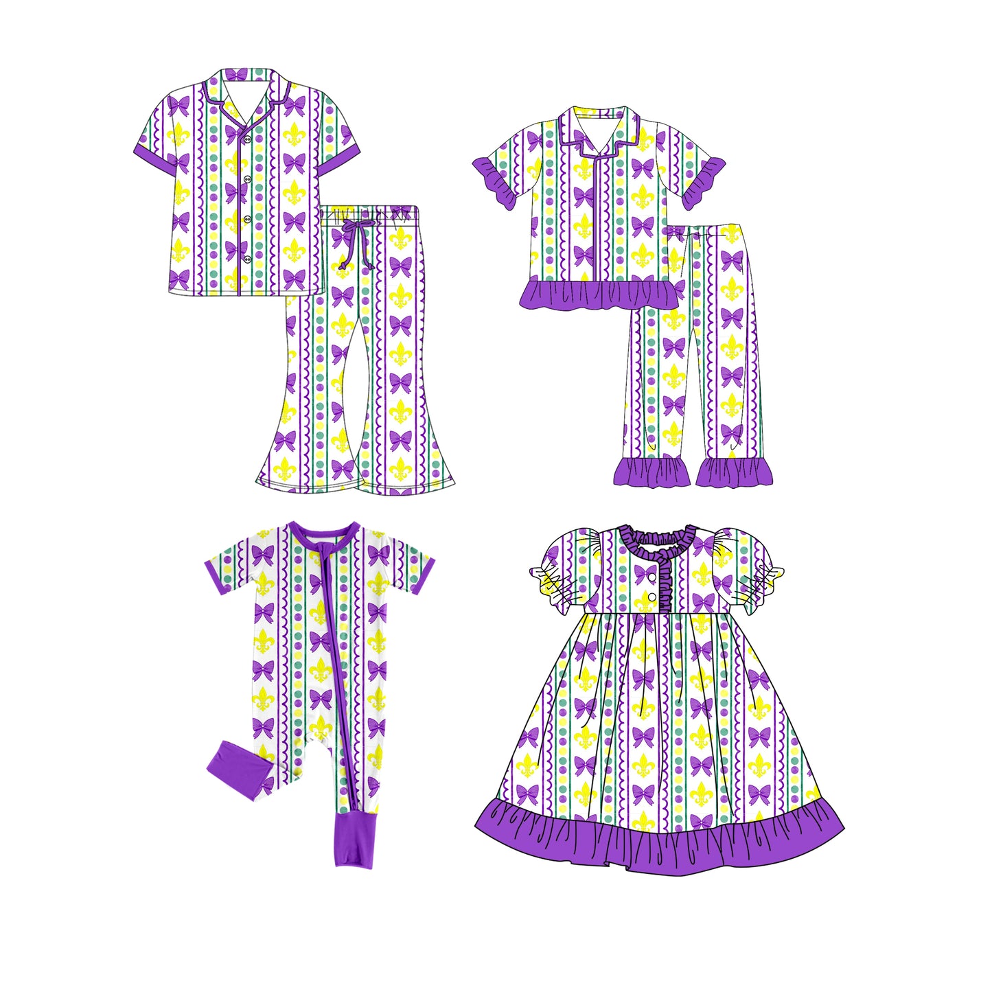 25.9.17 custom each style moq 8 eta 6-8week Sibling Sister bow baby short sleeve pants seta and dress and romper and adult set match design