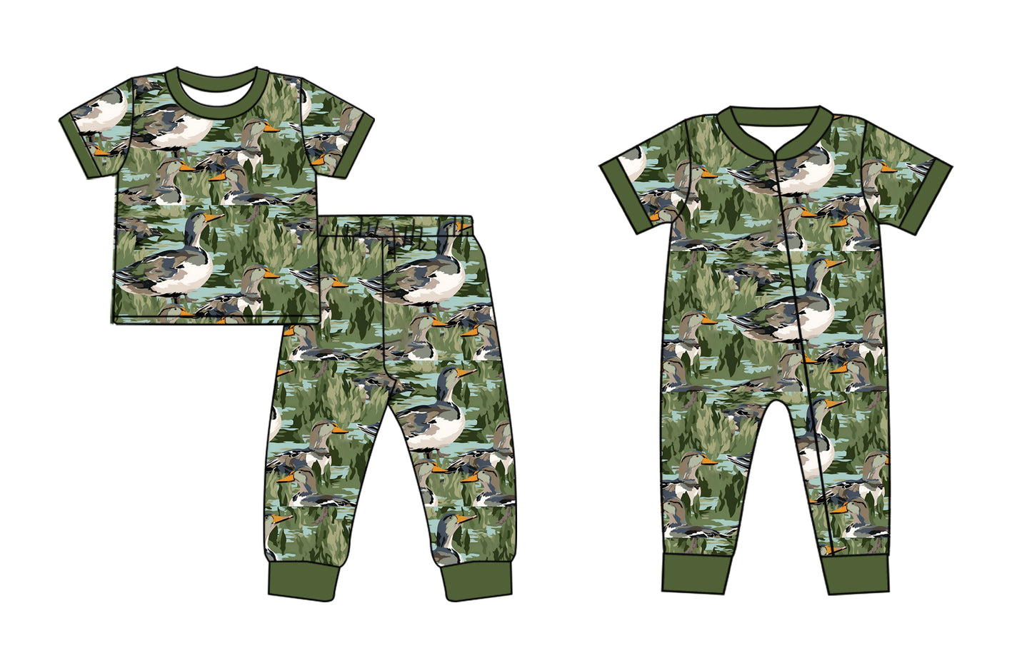 11.14 custom each style moq 5eta 4-6week Sibling Sister duck baby girls short sleeve sets and rompers match design