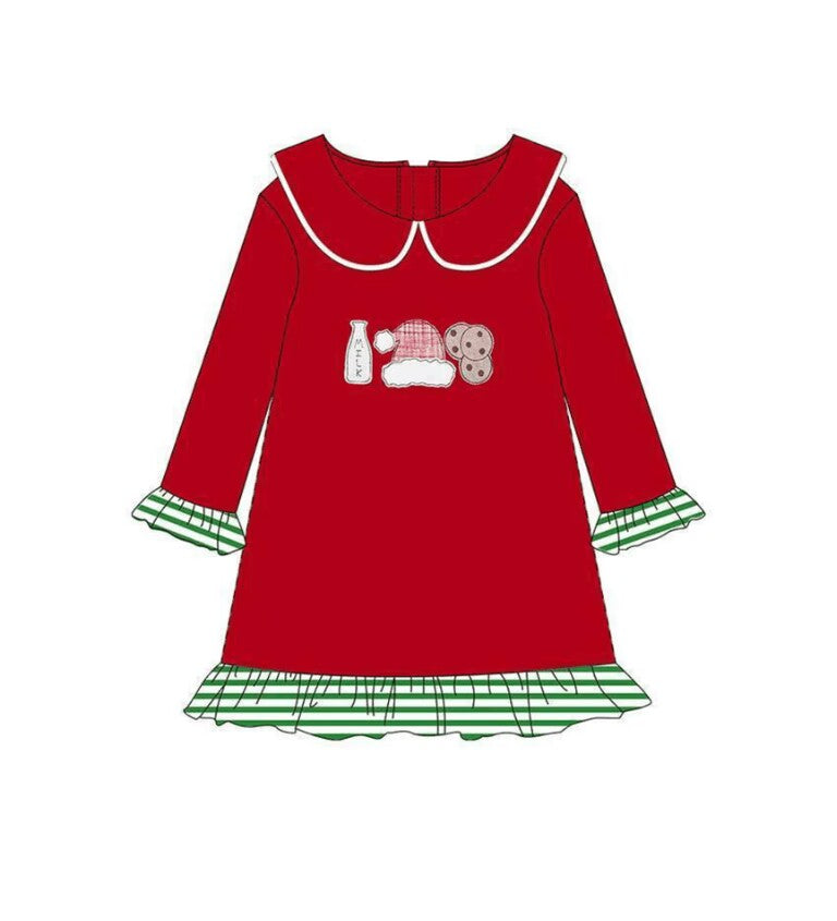 Santa Claus Cookies Series Christmas custom Santa Claus custom matching boys and girls clothes custom Christmas custom Christmas tree Christmas July custom moq 5 eta 5-6weeks(