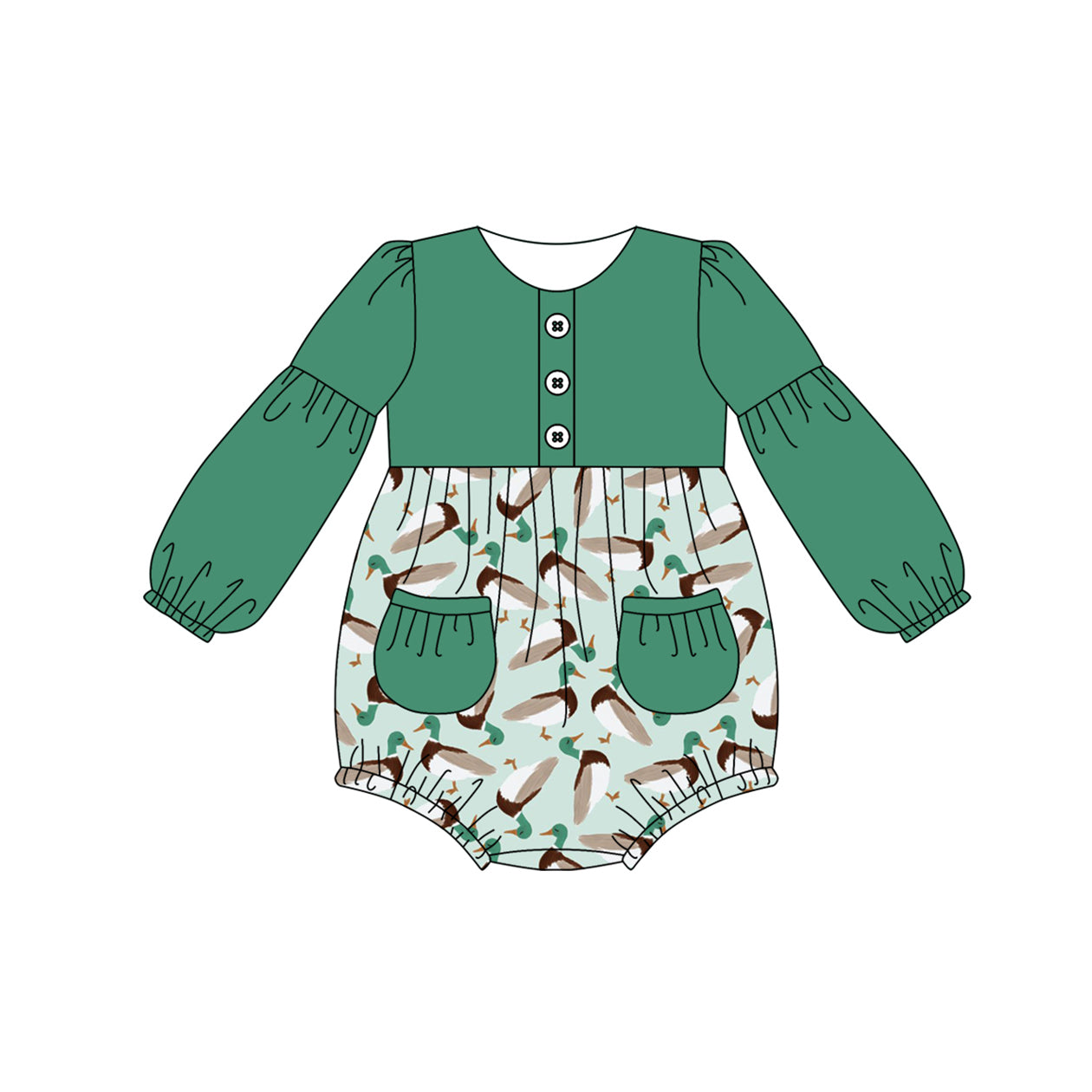 7.19 custom each style moq 5eta 4-6week Sibling Sister ducks green baby girls sets and dress and rompers match family design