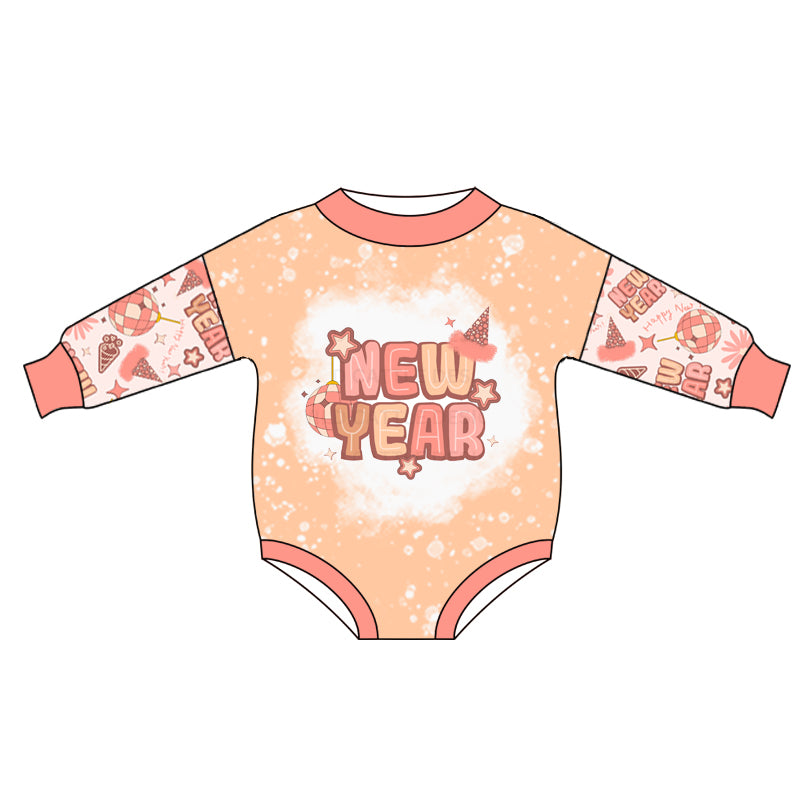 6.25 custom each style moq 5eta 4-6week Sibling Sister new year baby girls sets and dress and rompers match family design