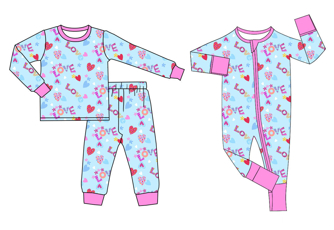 11.3 custom each style moq 5eta 4-6week Sibling love baby girl sets and rompers match family design