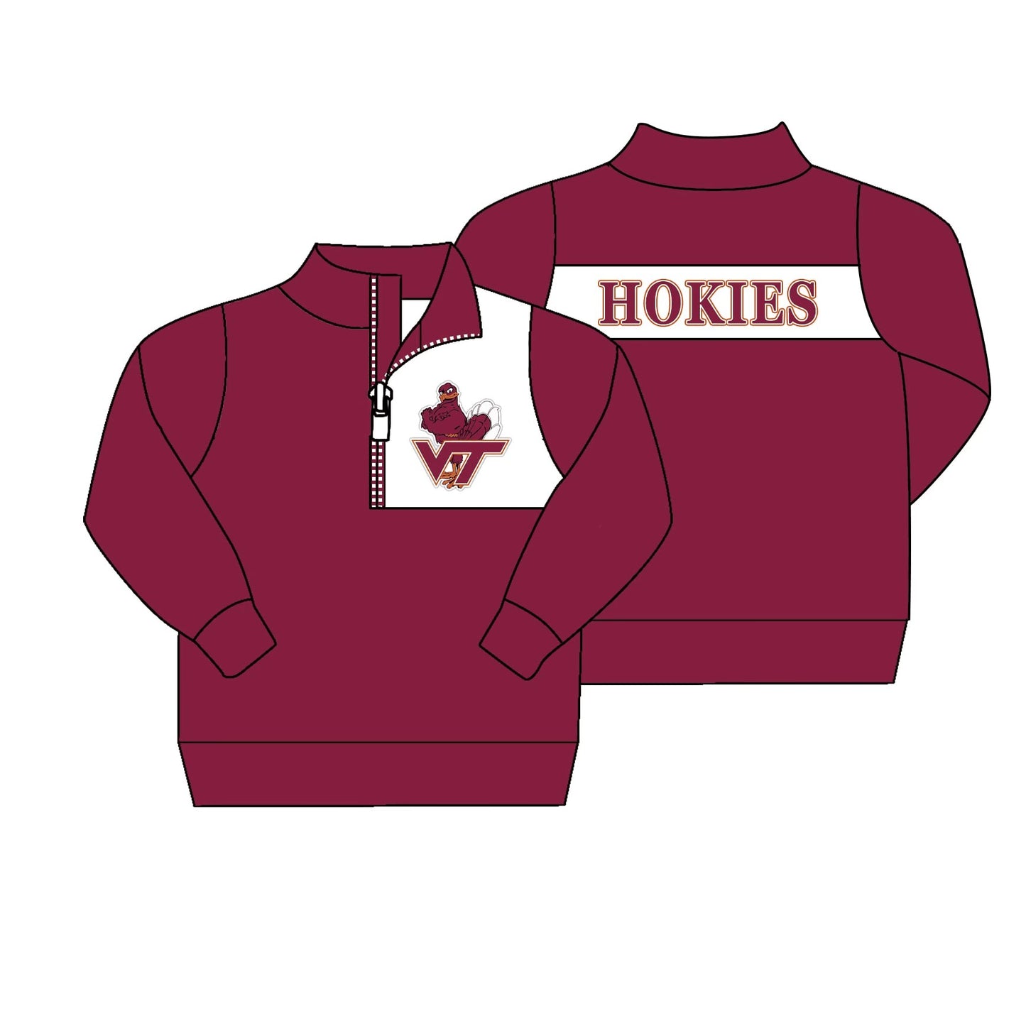 custom moq 3 eta 6-8weeks team baby boys clothes brick red long sleeves top