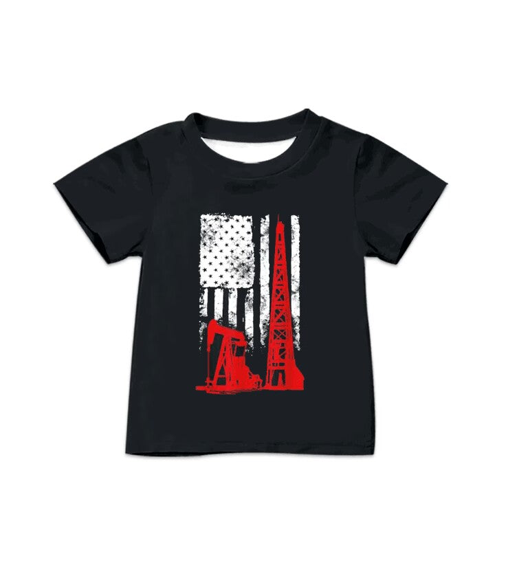 baby clothes black short sleeve summer tshirt