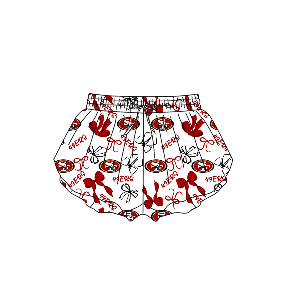 Custom moq 5 mix size milk silk summer teams Baby Girls Black Red Bow Vest Top Skirt Shorts Sets Sleeveless Knee Length Dresses Yoga Shorts Yoga Active Outfit