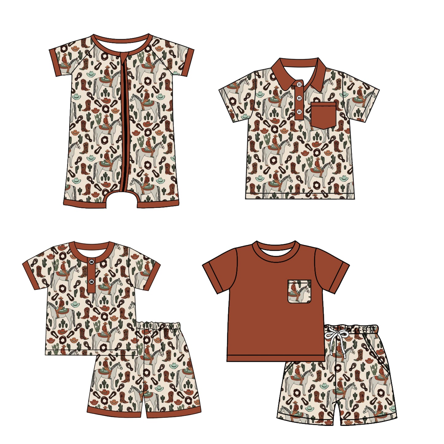 2.22 custom each style moq 5eta 4-6week Sibling Sister boot baby girl sets 1 and sets 2 and boy rompers and top match family design