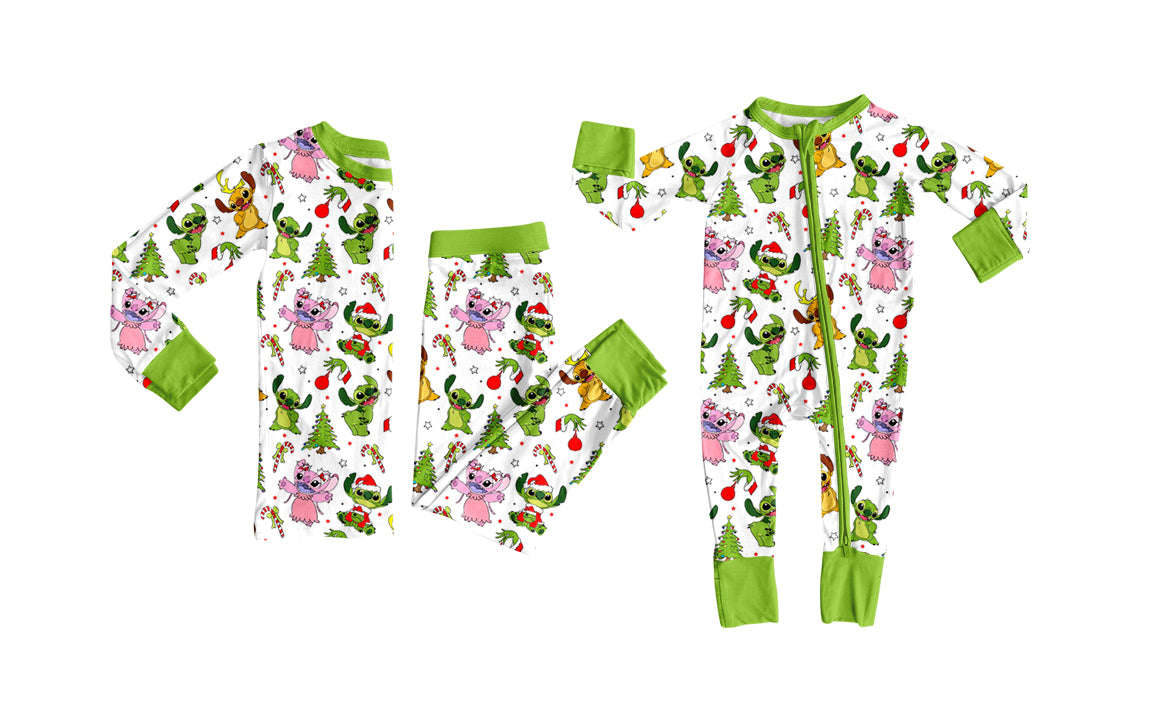 25.7.24 custom each style moq 5eta 4-6week Sibling Sister Christmas baby boy long sleeve pants sets and rompers match family design