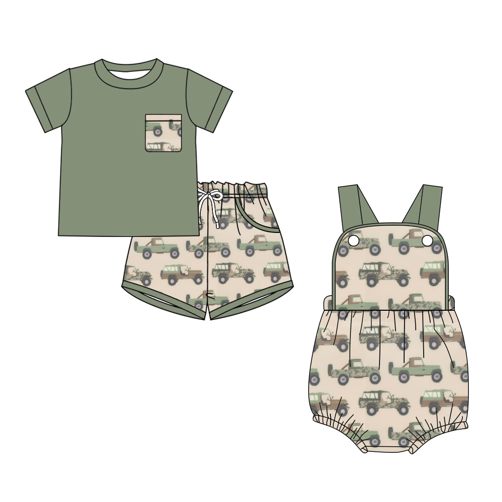 26.1.16 custom each style moq 5 eta 6-8week Sibling Sister baby boy short sleeve shorts sets and romper match design