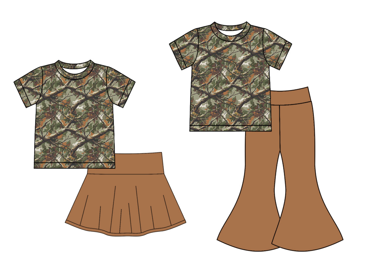 25.11.17 custom each style moq 5 eta 6-8week Sibling Sisters baby girl short sleeve pants sets and skirts sets match family design