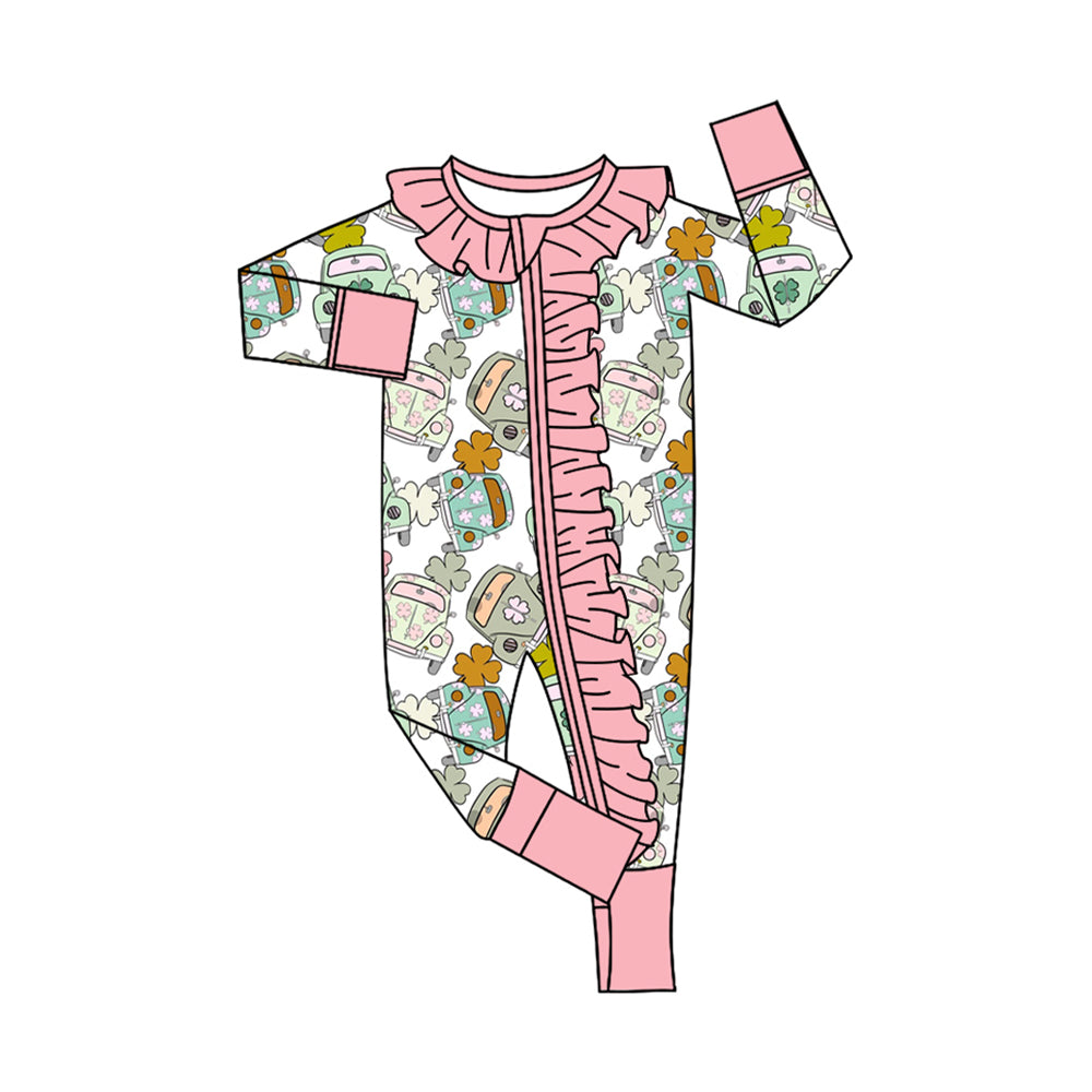25.9.3 custom each style moq 5eta 4-6week Sibling Sisters Car baby girl clothes long sleeve pants sets and romper match family design